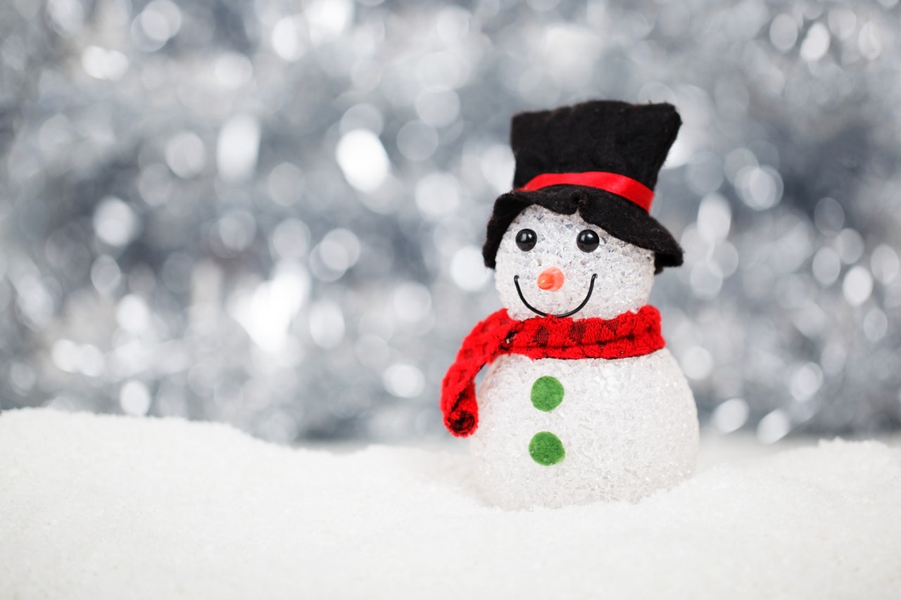Snowy winter scene