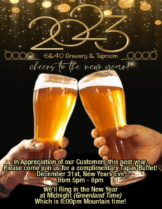 Customer Appreciation Event NYE 2023